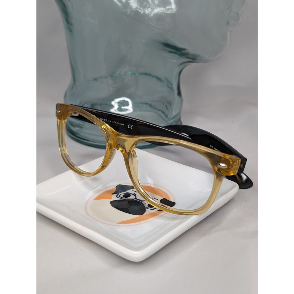 Auth. Ray-Ban honey and black New Wayfarer